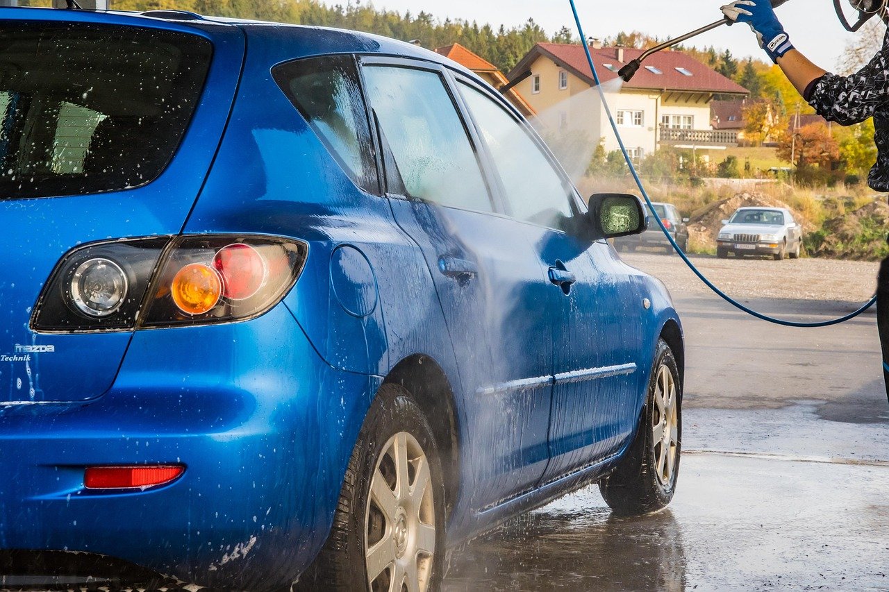 automobile, to wash, car wallpapers, lance wash, car, rim, clean, foam, high-pressure cleaner, to clean, nature, frothy, water